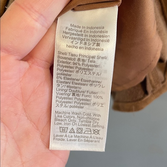 J. Crew Faux Suede Drop Waist Mini Dress Brown Sleeveless Western Size 0 - Picture 8 of 11